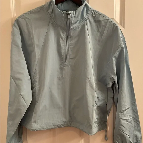 Yogalicious Radiant Andrea Half Zip Crop Jacket - NWT - Medium - Forget Me Not - Picture 3 of 9